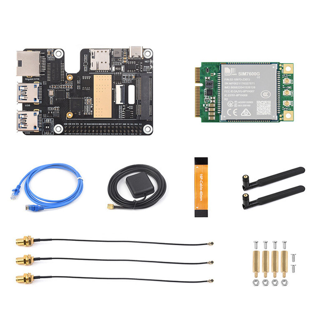 Scheda di espansione PCIe + SIM7600G-H-PCIE