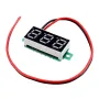 3pcs 0.28 Inch Two-wire 2.5-30V Digital Red Display DC Voltmeter Adjustable Voltage Meter