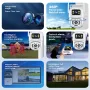 Y21 2MP+2MP Wireless Dual Lens Security Camera 360° Panoramic AI Tracking Color Night Vision Two-Way Audio Waterproof Motion Detection Real-Time Alerts Outdoor Surveillance Cameras