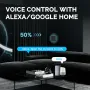 MoesHouse Smart ZigBe Star Ring Curtain Switch APP Remote Control for Roller Shutter Electric Curtains Blind Motor Work with Alexa/Google Home European Version