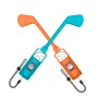 JYS JYS-NS2265 Switch2 Golf Club Grips Dual Handles 180° Rotating Ergonomic Design Lightweight Safety Strap Compatible Joy-Con Realistic Swing Immersive Gaming Accessory