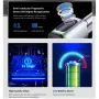 Tuya BLE Умный электронный дверной замок DIY Цилиндровый сердечник Отпечаток пальца APP Ключи Разблокировка IC-карты для безопасности дома и отелей Серебряный цвет