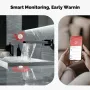 MOES Tuya Zigbe Smart Water Leak Alarm Detector Flood & Immersion Sensor Real-Time Alarm IP66 Waterproof APP Notification for Smart Life App
