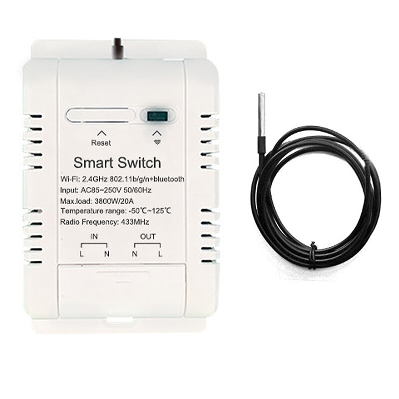 20A with 2M Temperature Cable