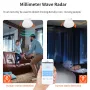 Tuya WiFi /Zigbe Human Presence Detector Smart Human Body PIR Sensor Radar Detector Microwave Motion Sensors Ceiling-mounted