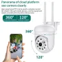 2MP 1080P HD Camera WIFI PTZ Control Video Surveillance Cameras Wireless Connect 360° Panoramic Two-way Conversation