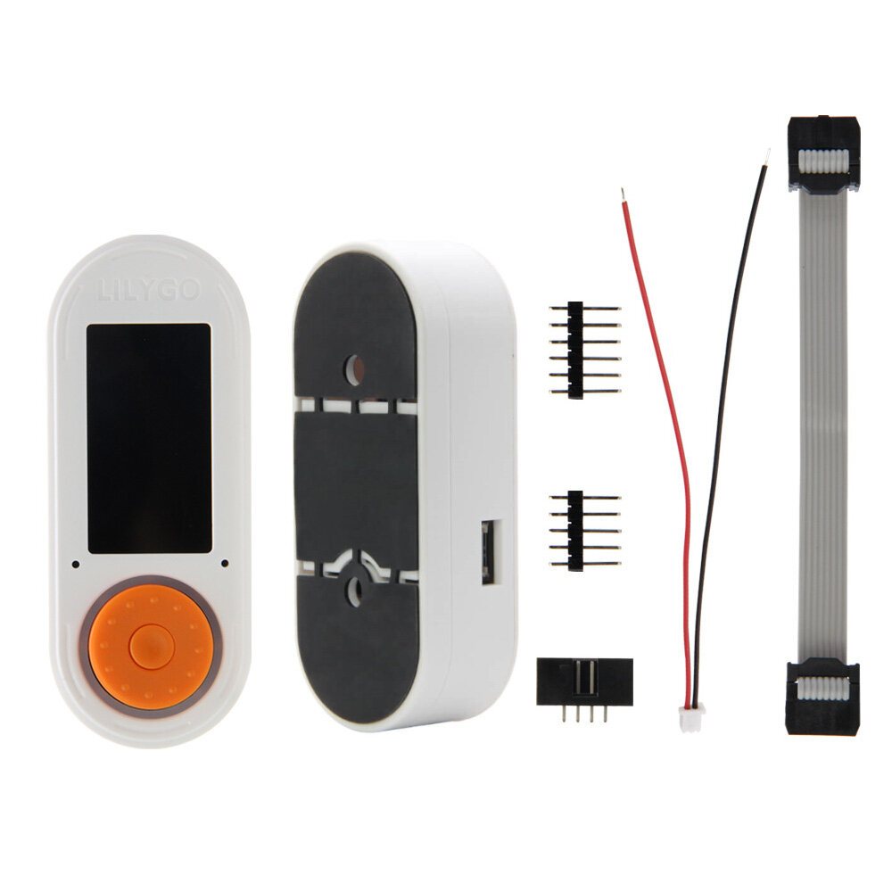White Housing + Orange Button(with base)K210