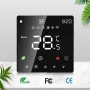 K6H Tuya WiFi Smart Thermostat Electric Floor Heating TRV Water Gas Boiler with LED Touch Control Temperature Voice Remote Controller with Alexa Google Home