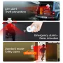 Smart Home Indoor Infrared Anti-theft Alarm 112dB Sound Light Alarming 4 Volume Levels 12M Long Induction Distance Doorbell Function Wireless IR Detector Human Body Sensor
