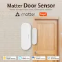 Tuya Matter Thread Door Window Sensor USB Powered Smart Home Wireless Detector Work With HomeKit Alexa Google Home SmartThings