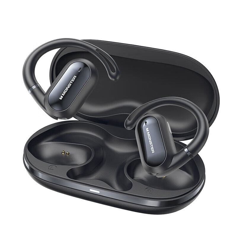 Monster AC322 TWS Earbuds Wireless bluetooth 5.4 Earphone 14.2mm Speaker ENC Call Noise Cancelling 36H Playback IPX5 Waterproof Earhooks Sports Headphones