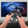 JYS JYS-NS2275 2-Pack Switch2 Mario Karts Racing Steering Wheel 1 Large 1 Small Joy-Con Wheels Ergonomic Anti-Slip Grip Convertible Detachable Grip Switch Family Gaming Accessories