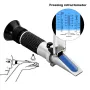 4 in 1 Car Automotive Antifreeze Refractometer Engine Battery Fluid Glycol Refractometer Glass Freezing Point Water Coolant Tester