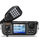 Chierda M520D DMR Digital Mobile Radio 25W VHF UHF Dual Band GPS bluetooth 5.1 Analog Digital Dual Mode Long Range 3000CH Professional Walkie Talkie with Hand Mic