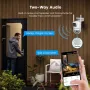 Guudgo 4MP Wifi PTZ EU Camera Dual-Lens Video Surveillance IP Camera Night Vision Cameras Outdoors Security CCTV Cam for Home Safety