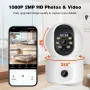 K22 2MP PTZ IP Security Camera Dual Lens Dual Screen WiFi Wireless Full Color Night Vision Humanoid Motion Detection Two-way Audio Smart Home Surveillance Cameras