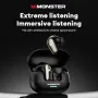 Monster MQT52 TWS Wireless Earbuds bluetooth 5.4 Earphone 13mm Drivers 360° ACS Panoramic Sound AI Call Noise Reduction Dual Wind Noise Resistance In-ear Sports Headphones