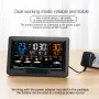 Tuya WiFi Weather Station Color Screen Indoor Outdoor Temperature Humidity Monitor Multifunctional Weather Alarm Clock Real-Time Weather Updates Smart Home Device