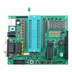 DIY JZ-K3 C51 Microcontroller Development Kit MAX232 USB DC Port Self-Reset Protection Multi-Interface Support LED Display Module