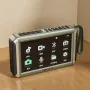 SANSUI F53 Wireless bluetooth Speaker 4.3-inch LED Display Radio Portable FM Radio Support TF USB Disk Playback MP4 Music Player Video Speaker with Lanyard
