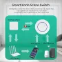 Tuya Zigbee3.0 Smart Button Scene Switch Intelligent Linkage Wireless Push Switch Remote On/Off Key Controller for Smart Life Automation