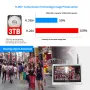 Hiseeu 4HC25 5MP 8CH Kablosuz CCTV Gözetim Kamera Sistemi PTZ WiFi Kamera 12 inç Monitör Renkli Gece Görüşlü İki Yönlü Ses Güvenlik Kameraları Eseecloud APP Alexa Desteği