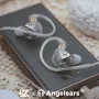 KZ X Angelears-Libra X Edition HiFi In-Ear Earphone IEMs Monitor Earbuds Ultra-Wide Frequency Dynamic 3.5mm Ergonomics Earbuds Headset with HD Microphone