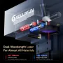【World Premiere】SCULPFUN G9 Infrared+Diode Blue Dual Laser Engraver Ultra High Speed Fast Engraving 2-In-1 Laser Marking Machine Complies with Class I Standards for Metal Plastic Jewelry Leather