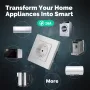 MoesHouse Tuya Zigbe Smart Wall Socket 16A 3500W APP Remote Timer Energy Monitor Voice Control with Alexa Google Assistant