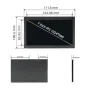 5-inch 7-inch IPS USB Secondary Screen 1024x600 AIDA64 Monitoring Computer Data Desktop Sub-screen Support Desktop Extended LCD for Win10/11