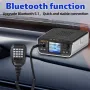 Chierda M520D DMR Digital Mobile Radio 25W VHF UHF Dual Band GPS bluetooth 5.1 Analog Digital Dual Mode Long Range 3000CH Professional Walkie Talkie with Hand Mic