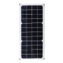 16V 10W 1.2A 420x190x2.5mm Monocrystalline Semi-flexible Solar Panel Set with Rear Junction Box Support Single USB Port