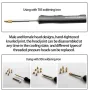 Toaiot TS100s Soldering Iron Tip Hot Melt Nut Indenter Kit Brass Inserts CNC Precision for M2 M3 M4 M5 M6 M8 Universal Soldering Iron Tips VORON Inlaid Nut Implant