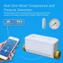 NEO Tuya Smart WiFi Water Valve APP On/Off Control Water Pressure / Flow Rate / Temperature Measurement Water Consumption Monitoring Device