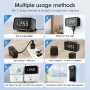 Tuya Smart WiFi IR Remote Controller with Time Display for TV Air Conditioner DVD AUD Universal Remote Voice Control Work with Alexa Google Home SmartLife