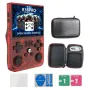 R36PRO Open Source Linux System Handheld Game Console with Dual Hall Joystick Built-in 18000 Games 3.5-Inch IPS Screen Portable Pocket Video Player 64GB Game Player