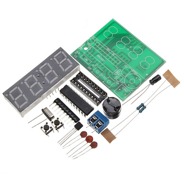3 peces C51 4 bits rellotge electrònic Suite de producció electrònica kits de bricolatge