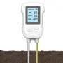 SGS07 3 in 1 Digital LCD Soil Meter Soil PH/Moisture/Temperature Tester with Backlight for House Plants Garden Lawn Farm