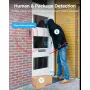 MR12 4MP WiFi Battery Video Doorbell Dual Camera 5200mAh Rechargeable Battery PIR Motion Detection Two-Way Audio Night Vision IP65 Weatherproof
