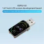 ESP32-S3 1.47-inch LCD Development Board 2.4GHz WiFi bluetooth BLE 5 Dual Core 16MB Flash RGB LEDs Micro SD Card Holder