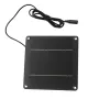 Solar Powered Exhaust Fan 4W Monocrystalline Panel 12V 87CFM Quiet DC Portable Fan for Pets Chicken Coops Greenhouses Airflow Cooling System