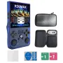 R36Max 4-inch Open Source Handheld Game Console 64G 18000+ Games 4000mAh Portable Dual Hall Joystick Pocket Video Player Supports 30+ Emulators