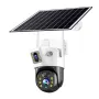 V380 Dual-Lens 4MP Solar Wireless WIFI IP Camera Outdoor 200MP+200MP 360-Degree View IP66 Waterproof Two-Way Audio PIR Motion Detection WiFi Security