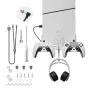 JYS PS5 Wall Mounted Storage Bracket PS5 Slim Game Console Handle Earphone Remote Control Hanging Stand