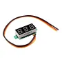 5pcs 0.28 Inch Three-wire 0-100V Digital Red Display DC Voltmeter Adjustable Voltage Meter