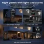 Hiseeu WF114 8MP 4K WiFi IP Camera Outdoor 8x Zoom Four Lens & Three Screen Auto Tracking Home Security CCTV Surveillance camera