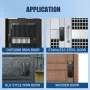 TUYA Smart Lock Wi-Fi 6 Unlock Methods Automatic Face Fingerprint Password Card Key App Control 1800mAh Battery