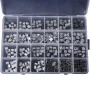 240PCS 24 Models Micro USB Connector Socket Jack USB Connectors USB Female Box Set for MP3 Gaming Console Cellular Phones