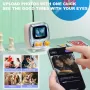 DIVOOM Tiivoo-2 Mini FM bluetooth Speaker Portable Retro TV Speaker 16 Core 40mm Full Range Horn Dual Core 24 bit DSP Chip Digital Phone Album Radio Function Alarm Clock Wireless Desktop Speaker Radios