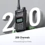 TYT UV-8R 5W Portable Walkie Talkie Dual Band VHF UHF Two Way Radio DOT-MATRIX LCD 200 Channels VOXs Emergency Alert CTCSS DCS for Long Distance Communication